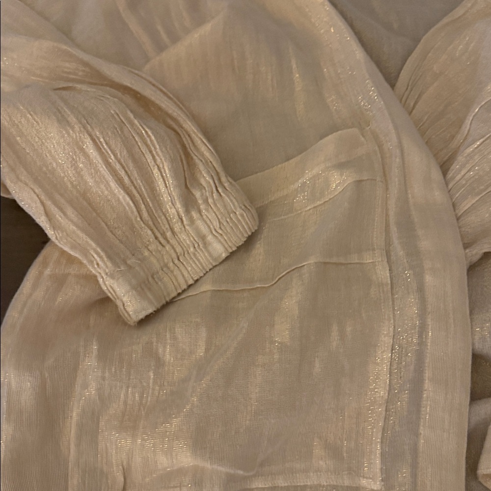 Anthropologie Hei Hei Daybreak metallic kimono jacket - Picture 4 of 5
